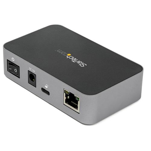 Expand the connectivity of your USB-C laptop with this new generation USB-C 3.1 Gen 2 hub offering 10Gbps supporting greater bus bandwidth to connected devices and faster data transfer speeds. This self-powered 3-Port USB-C hub plugs into the USB Type-C™ or Thunderbolt™ 3 port on your device, adding one LAN port, one USB-C port, and two USB-A ports, so you can quickly connect more USB devices.  Gigabit Network Access For faster and more consistent network connections, the USB 3.1 Gen 2 hub's integrated Gigabit Ethernet port provides wired network access that is fully compatible with IEEE 802.3/u/ab standards. The GbE port also supports Wake-on-LAN (WoL), so you can remotely wake your computer over your network. Easy Setup & InstallationThis compact, lightweight USB-Type-C hub is a convenient and compact addition to your laptop setup. The hub is self-powered and includes a universal power adapter to provide better support of USB devices, such as external storage, that may draw more power.The USB-C host cable is detached and with an extended length of 3.3' (1 m), it provides more flexibility for longer reach connection requirements and plug and play installation.  For added flexibility and security, the mini hub features mounting holes to work with StarTech.com dock mounts such as SSPMSVESA or SSPMSUDWM.Connect USB-C & USB-A Peripherals With ports for both USB-C and USB-A peripherals, this hub is backwards compatible supporting both legacy and new USB devices. It features one always-on USB-A fast charge port which supports two modes of operation:1. Data transfer and charging when the laptop is connected and on2. Dedicated or hostless charging which provides a higher charging current, when the host is off, on standby, or disconnectedYou can connect video capture devices, portable flash drives, and external hard drives, with fast data transfer speeds of up to 10 Gbps. This 3 port USB Type-C hub enhances your productivity, giving you the connections you need while you work or travel.The IT Pro's Choice Since 1985StarTech.com conducts thorough compatibility and performance testing on all our products to ensure we are meeting or exceeding industry standards and providing high-quality products to IT Professionals. Our local StarTech.com Technical Advisors have broad product expertise and work directly with our StarTech.com Engineers to provide support for our customers both pre and post-sales.HB31C2A1CGS is backed by a StarTech.com 2-year warranty and free lifetime technical support. 
