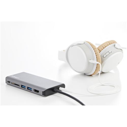 StarTech.com USB C Multiport Adapter HDMI VGA 100W PD