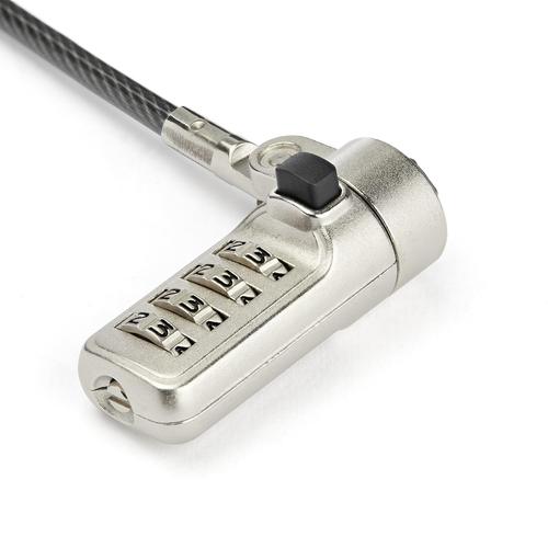 StarTech.com Laptop Cable Lock For Wedge Lock Slot Cables & Locks 8STLTLOCKNBL