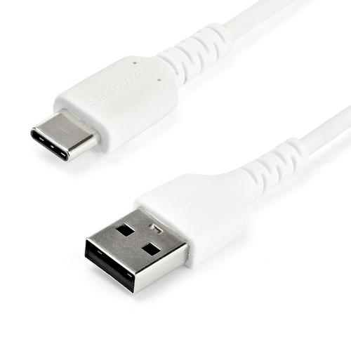 1m White USB 2.0 to USB C Cable