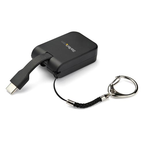 StarTech.com USB C to VGA 1080p Keychain Adapter AV Cables 8STCDP2VGAFC