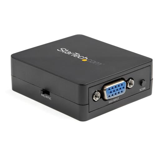 StarTech.com VGA to RCA S Video Converter USB Power