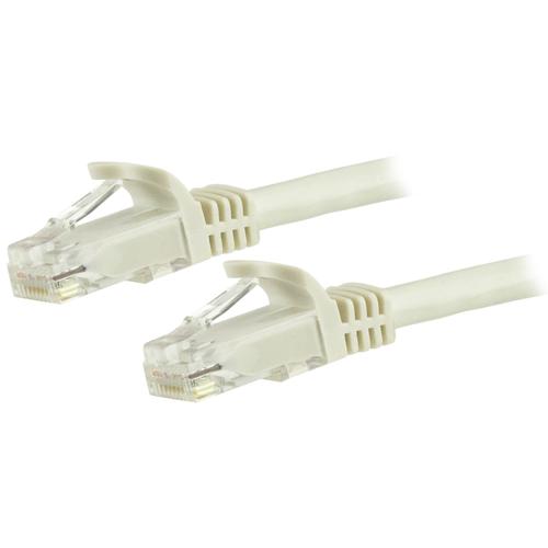 StarTech.com 1.5m CAT6 White GbE UTP RJ45 Patch Cable 8STN6PATC150CMWH Buy online at Office 5Star or contact us Tel 01594 810081 for assistance
