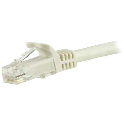 StarTech.com 1.5m CAT6 White GbE UTP RJ45 Patch Cable Network Cables 8STN6PATC150CMWH