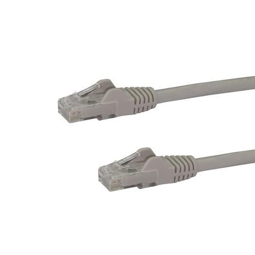 StarTech.com 7.5m CAT6 Grey GbE RJ45 UTP Patch Cable Network Cables 8STN6PATC750CMGR