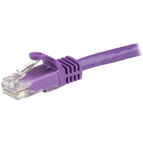StarTech.com 7.5m CAT6 Purple GbE RJ45 UTP Cable Network Cables 8STN6PATC750CMPL