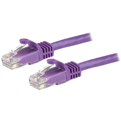 StarTech.com 1.5m Purple CAT6 GbE UTP Patch Cable 8STN6PATC150CMPL Buy online at Office 5Star or contact us Tel 01594 810081 for assistance