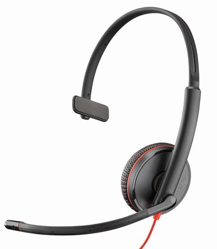Poly Blackwire C3215 USB C Monaural Headset HP Poly