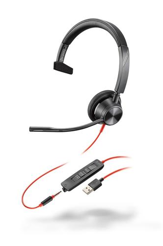 HP Poly Blackwire 3315 USB-A Wired Headset HP Poly