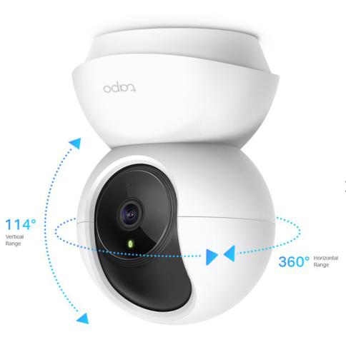 Smart. Secure. Easy.See what matters most with the Tapo C200 pan/tilt home security wi-fi camera.When you are away home, there are always something you care about. This is where the smart camera functions. No matter your child is climbing the kitchen cabinet, or the pet is stealing snacks, Tapo C200 helps you stay with them anytime, anywhere. Receive a notification whenever your camera detects motion and see a video clip of this motion to check everything.