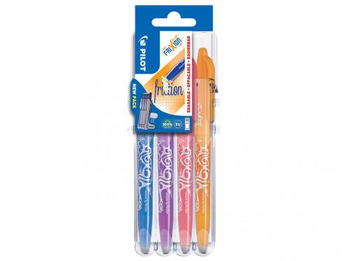 Extra Fine Point 12 Colors Set & FRIXION Eraser with the Original Sticky notes Pilot FRIXION Fineliner Erasable Marker Pen 