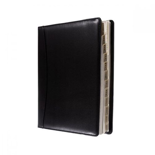 75% off to clear - Collins Elite 2022 Executive Diary Wirobound Day to Page Hourly 164x246mm Black 1100V