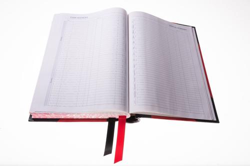 Collins A4 Desk Diary 2 Page Per Day Black/Red 2022 42