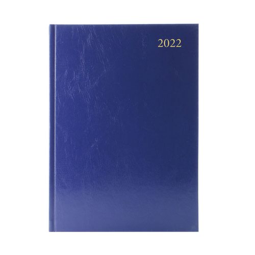 Diary A5 Week To View 2022 Blue