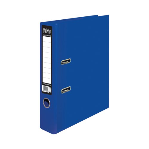 Pukka Brights Lever Arch File Laminated Paper on Board A4 70mm Spine Width Navy (Pack 10) BR-7996