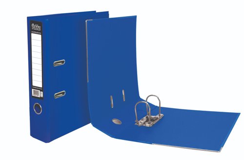 17431PK | Keep your important paperwork safe and organised with the Brights Lever Arch File from Pukka. Featuring two ring bindings, you can easily store your work away by hole-punching the sheet or inserting plastic sleeves, while a locking mechanism offers extra security. Ideal for work, school or home, this file is a great way to organise important documents, schoolwork or scrapbook pages.