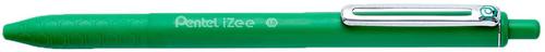 Pentel IZEE Ballpoint Pen Retractable 1.0mm Tip 0.5mm Line Green (Pack 12) BX470-D 76420PE