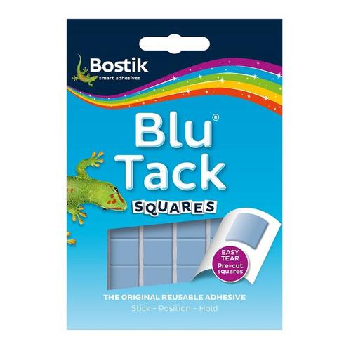 Bostik Blu Tack Squares Blue 38g (Pack 12)