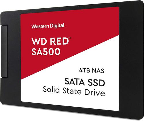 Western Digital Red SA500 4TB SATA 2.5 Inch NAND Internal Solid State Drive Solid State Drives 8WDS400T1R0A
