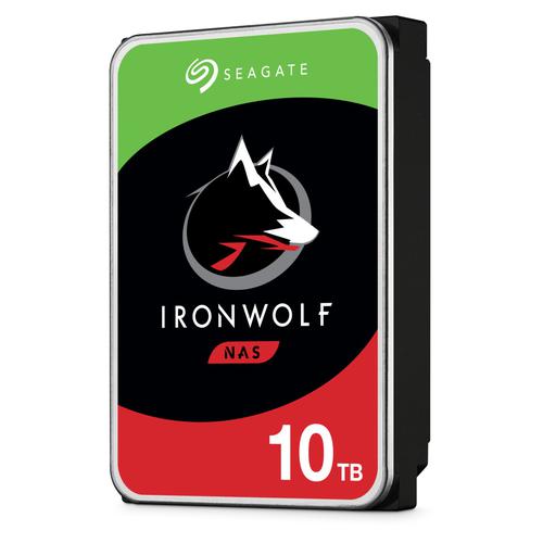 Seagate 10TB Ironwolf 7200 RPM SATA 6Gbs 3.5 Inch Internal NAS Hard Disk Drive Hard Disks 8SEST10000VN