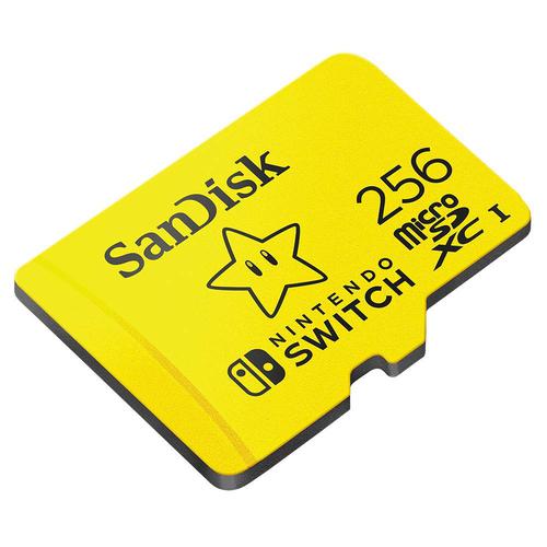 The officially-licensed SanDisk microSDXC card for the Nintendo Switch provides dependable, high-performance storage for your console. Adds extra capacity, so you can keep your favourite titles on a single card.