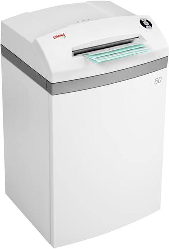 58055EZ | Professional Data Shredders â€“ a Synthesis of Technology, Performance and Design. All intimus® shredders are built from durable, precision engineered, high-performance components, designed for a long life of high volume usage. The product range covers all requirements from day-to-day office use up to High Security Shredding machines in use for destruction of classified material in line with all current legal requirements such as DIN 66399 or NSA 02/01. intimus® shredders carry various features which make them unique in user-friendliness and operating efficiency