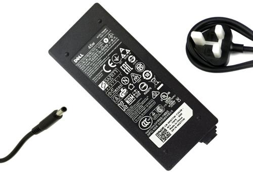 Dell UK 45 Watt 3 Prong AC Adapter with 2 Meter Power Cord UK
