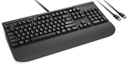 Visit EKS Office Equipment Online Enhanced Performance USB II Keyboard QWERTY UK Black | 4Y40T11851