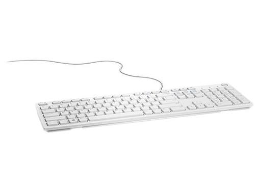 Dell Multimedia Keyboard KB216 UK QWERTY White USB Wired Hot Keys Function