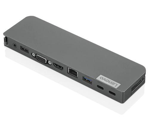 Expand Your Potential with A Universal Mini Dock; Lenovo understands that modern business depends on a wide variety of PCs and even brands to meet their business needs. To make this easier, the Lenovo USB-C Mini dock is compatible with Lenovo notebooks as well as notebooks from HP and Dell. ** **: DISCLAIMER: ”Lenovo USB-C & Thunderbolt Docks function with notebooks that support industry standard USB-C Alt-Mode or Thunderbolt protocols through their Type C port.  Lenovo USB-C and Thunderbolt Docks support additional features, such as MAC address passthrough, WOL and mirrored power button, on most Lenovo ThinkPad notebooks, but such features may not be available on certain other Lenovo notebooks or non-Lenovo branded notebook systems.