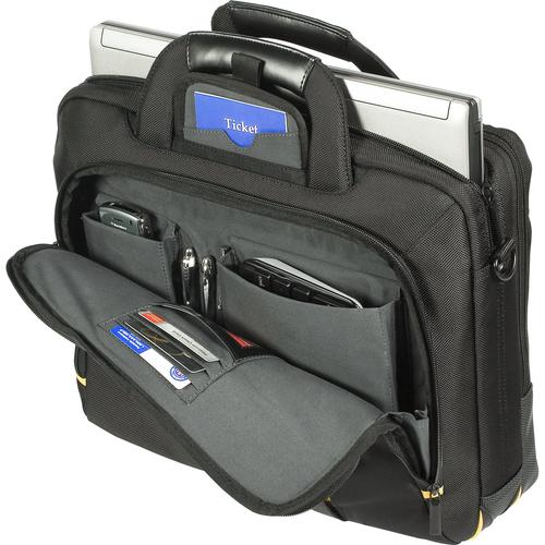Dell Nylon Black Carrying Case Targus Toploader Meridian II Briefcase fits most Laptops up to 15.6 Inches