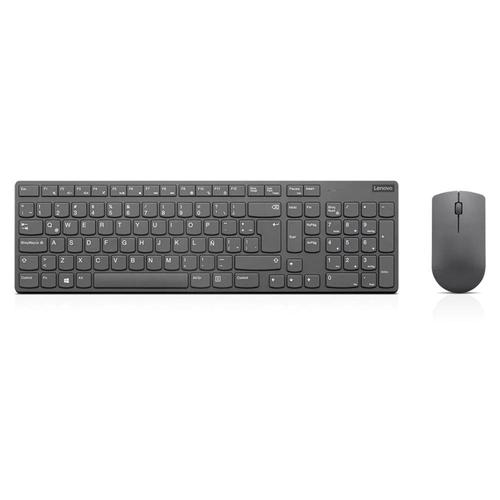 Lenovo Professional Ultraslim RF Wireless Combo Keyboard And Mouse UK English Iron Grey