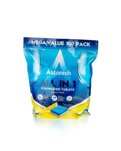 Astonish All in One Dishwasher Tablets Lemon (Pack 100) 1002135
