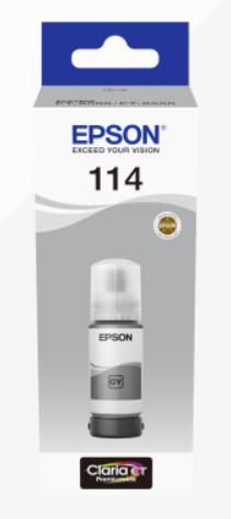 Epson 114 Grey EcoTank Standard Capacity Ink Cartridge 70ml - C13T07B540