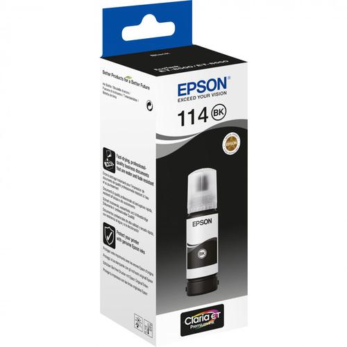 Epson 114 Black EcoTank Standard Capacity Ink Cartridge 70ml - C13T07A140