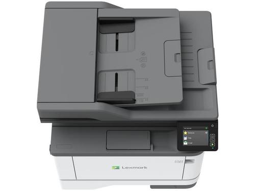 Print, scan and copy with the Lexmark MB3442i multifunctional printer. Printing output of up to 40 pages per minute, with automatic duplex printing. Connect via USB, Ethernet or Wi-Fi. Capture documents with single-pass double-sided document feeder for scanning at up to 92 A4-size sides per minute. The flatbed scanner (CIS) offers single sheet scanning with a scan area of 215.9 x 355.6mm. Built-in cloud connectors help you save scans to and retrieve files from cloud services Box, DropBox, Google Drive, and Microsoft OneDrive. The laser printer features a 1 GHz dual core processor and 512 MB of memory. Paper tray capacity of 250 sheets, and a 50 sheet automatic document feeder. Take command of printing, copying, available cloud faxing, and automatic two-sided scanning with the 72mm touch screen display.