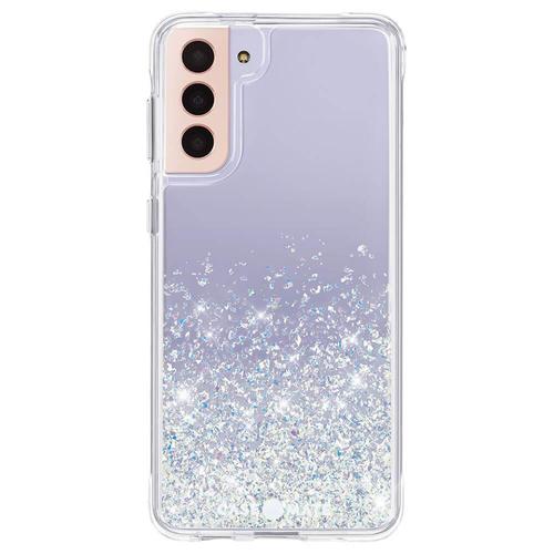 Case Mate Twinkle Stardust Ombre Samsung Galaxy S21 Ultra 5G Phone Case Micropel Antimicrobial Protection Dust Resistant Scratch Resistant Drop Proof