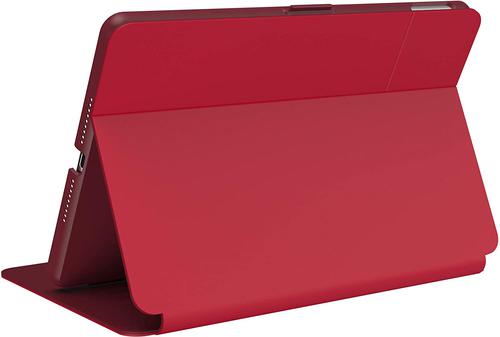 Speck Balance Folio Case Apple iPad 10.2 Inch 2019 7th Generation Dark Poppy Red Tablet Case Bump Resistant Scratch Resistant