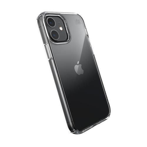 Speck Presidio Perfect Clear iPhone 12 iPhone 12 Pro Phone Case Antibacterial Crash Proof Scratch Resistant Shock Resistant