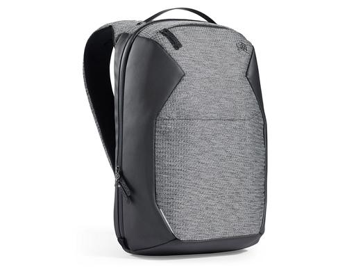STM Myth 15 Inch Notebook Backpack Case Granite Black Slingtech Cable Ready Luggage Pass Through with Comfort Carry Scratch Resistant Water Resistant
