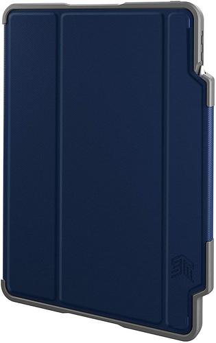 STM Dux Plus 10.9 Inch Apple iPad Air 4th Generation Folio Tablet Case Midnight Blue Polycarbonate TPU Magnetic Closure