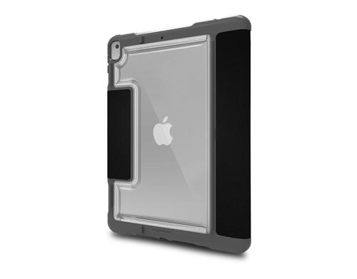 STM Dux Plus Duo 10.2 Inch Apple iPad 7th 8th Generation Folio Tablet Case Black Polycarbonate TPU Magnetic Closure