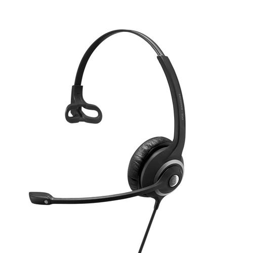 The Sennheiser SC 230 USB headset is a robust, single-sided, wired, softphone headset designed for Unified Communication professionals in Contact Center and Office workplaces. Create quality sound leadership with the Sennheiser Voice Clarity and noise-cancelling microphone, the SC 230 USB optimizes speech intelligibility in noisy environments to deliver a clearer, more natural conversational experience during calls.This Quality design is Built to last, the SC 230 USB is with its durable construction designed for years of continuous use. Its lightweight, metal-reinforced headband with numbered grooves gives a personalized fit and a fully adjustable, bendable boom arm positions the microphone perfectly.Designed for all-day use, the SC 230 USB features a CircleFlex® dual-hinge ear cup with soft leatherette ear pad for long-lasting user comfort. Sound enhancement profiles adjust automatically for optimal voice or multimedia experience while Sennheiser ActiveGard® technology protects users from acoustic shock and sudden sound surges.Additionally, a nylon carry pouch for transport or storage is included to protect the headset when not in use.