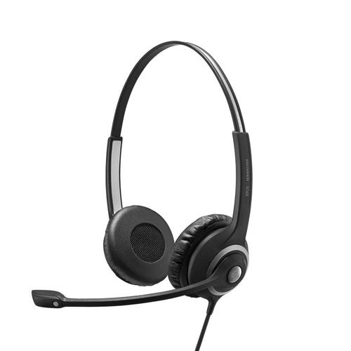 Epos Impact SC 260 Wired Binaural Headband Headset Black 1000515 Headsets & Microphones SEN00380