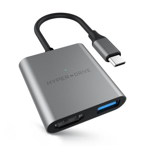 HyperDrive 3 in 1 USB C Hub HDMI Space