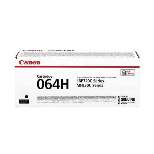 Canon 064H Black High Yield Toner Cartridge 1.4k - 4938C001 CACRG064HBK