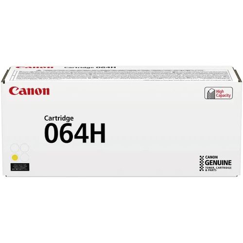 Canon 064H Yellow High Yield Toner Cartridge 1.3k - 4932C001