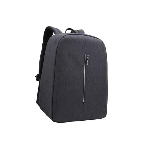 BestLife Travelsafe 15.6 Inch Laptop Backpack + USB Connector Type C 460x170x290mm Grey BB-3458