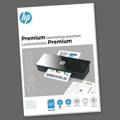 HP Premium Laminating Pouches A3 80 micron (Pack 50) 9126