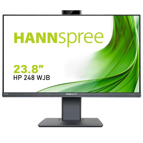 Hannspree HP248WJB 23.8 Inch 1920 x 1080 Pixels Full HD HDMI VGA DisplayPort USB Hub Monitor